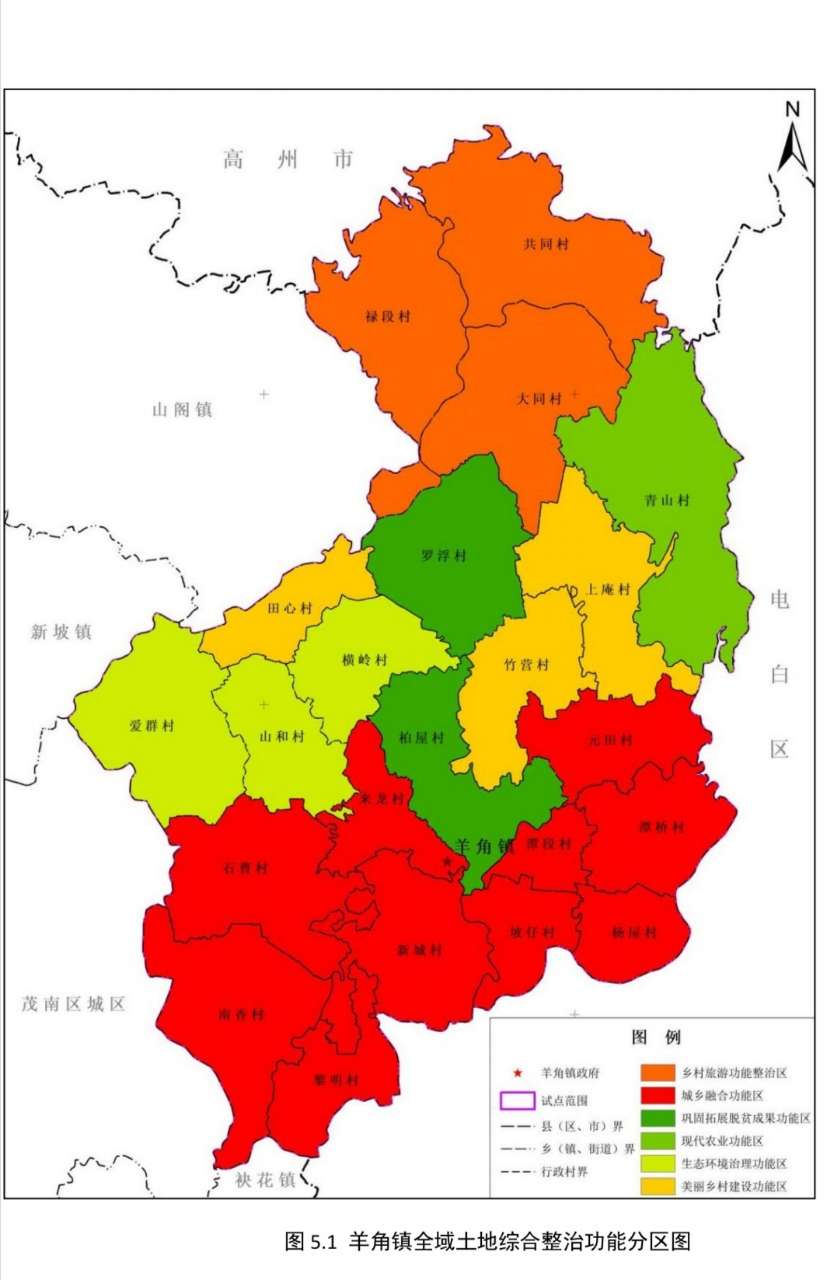 茂东新区或许梦落茂南区的剩余城建用地指标